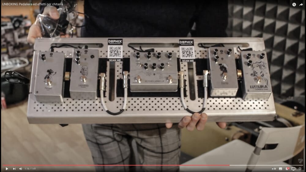 Daisy Chain Per Pedaliera Effetti Chitarra - Splitter 3 Vie Spine Angolo Retto CALINE P3